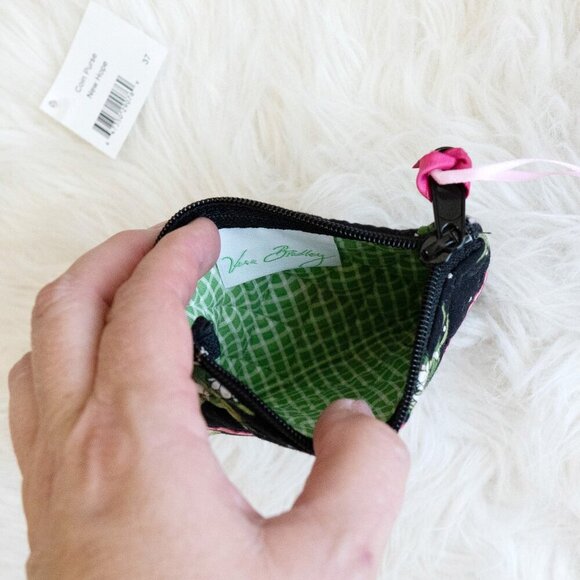 NWT! VERA BRADLEY "NEW HOPE" BREAST CANCER AWARENESS COIN PURSE - Picture 3 of 5